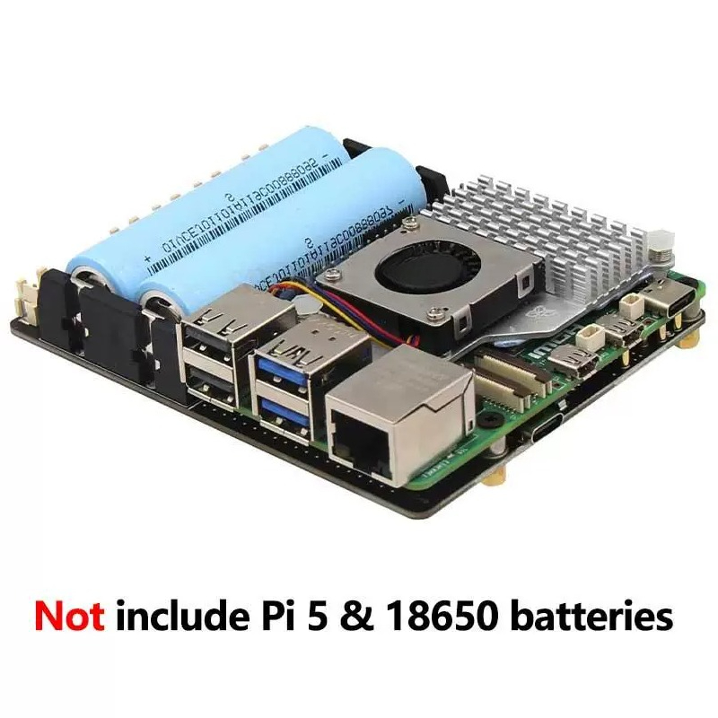 Raspberry Pi Uninterrupted Power Supply Ups 18650 - Scheda di espansione per la gestione
